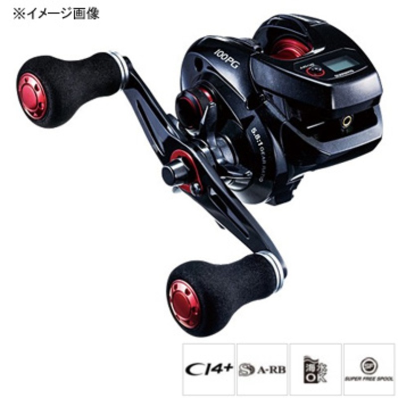 シマノ(SHIMANO) 15炎月 CT 101PG 左巻き 034441|アウトドア用品